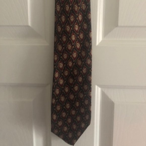 B.B Red and smokey grey tie - Picture 1 of 2